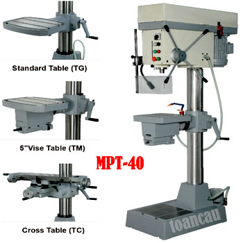 Máy khoan kết hợp ta rô MPT-40