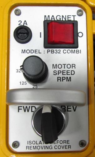 Bảng điều máy khoan từ Powerbor PB32 Combi